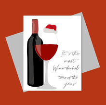 Load image into Gallery viewer, Funny Christmas Card/Wine Card/2020 Card/Merry Christmas/Wine Lover Card
