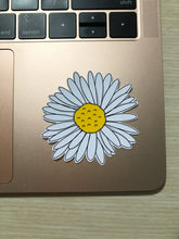 Load image into Gallery viewer, Daisy Vinyl Sticker/Flower Sticker/Laptop sticker/Water bottle sticker/Coffee mug sticker/Pretty sticker

