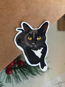 Cat Sticker/Laptop Sticker/Vinyl Sticker/Water bottle sticker/Cat Lover/Stickers