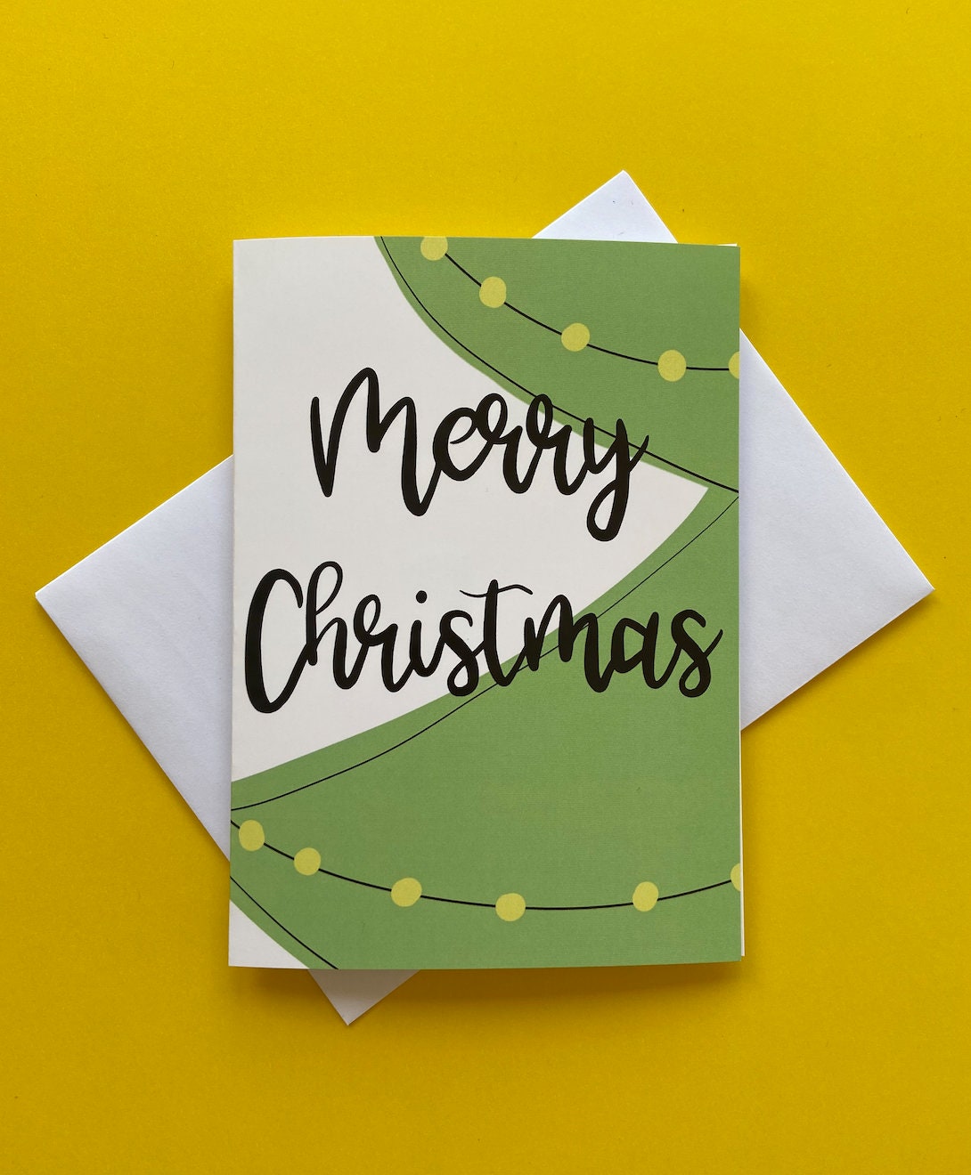 Christmas Tree Card/Christmas Card/Local Canadian Card/Merry Christmas