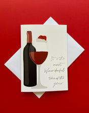 Load image into Gallery viewer, Funny Christmas Card/Wine Card/2020 Card/Merry Christmas/Wine Lover Card
