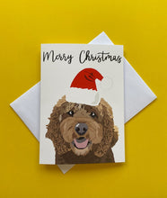 Load image into Gallery viewer, Cockapoo Christmas Card/Merry Christmas card/Dog Lover Christmas Card/Dog Card
