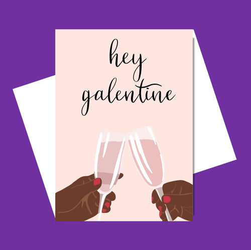 Galentine's Card/Valentine's Day card/card for friend/girl card