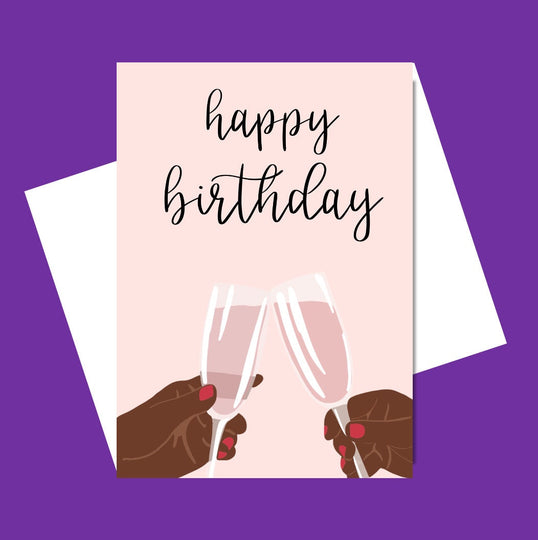 Birthday card/Friend card/Wine lover card/Funny birthday card