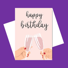 Load image into Gallery viewer, Birthday card/Friend card/Wine lover card/Funny birthday card

